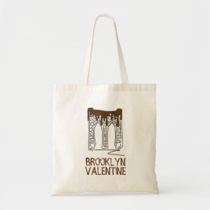 Brooklyn Bridge Valentine NYC Valentine's Day Tote Bag