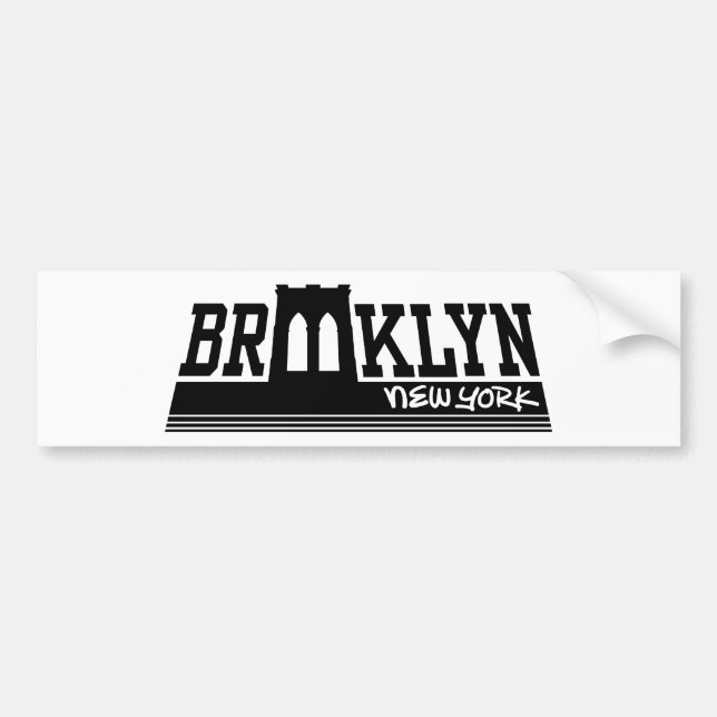 Brooklyn Bumper Sticker (Front)