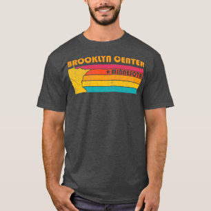 Brooklyn Centre Minnesota Vintage Distressed Souve T-Shirt