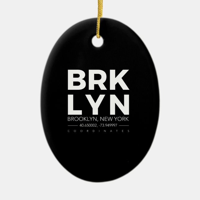 brooklyn ceramic tree decoration (Front)