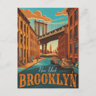 Brooklyn Charm: Capture the Essence with this Postcard