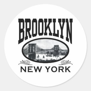 Brooklyn Classic Round Sticker