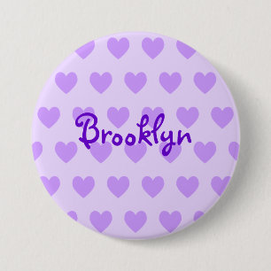 Brooklyn in Purple 7.5 Cm Round Badge