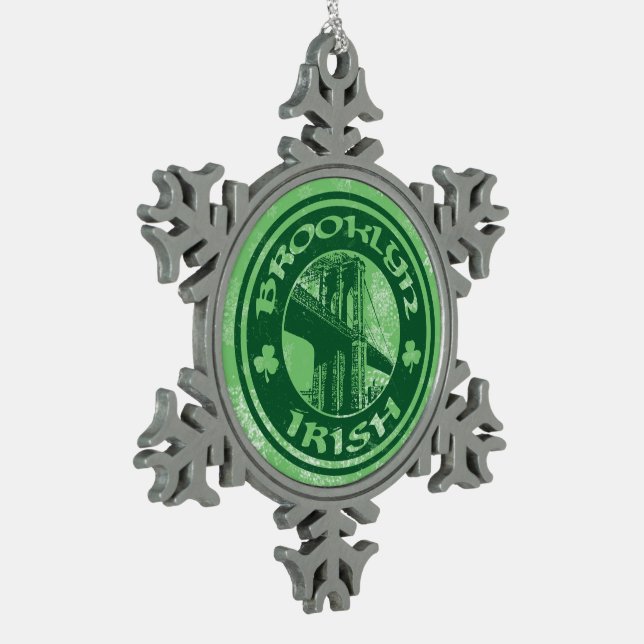 Brooklyn Irish American Christmas Tree Decoration (Left)