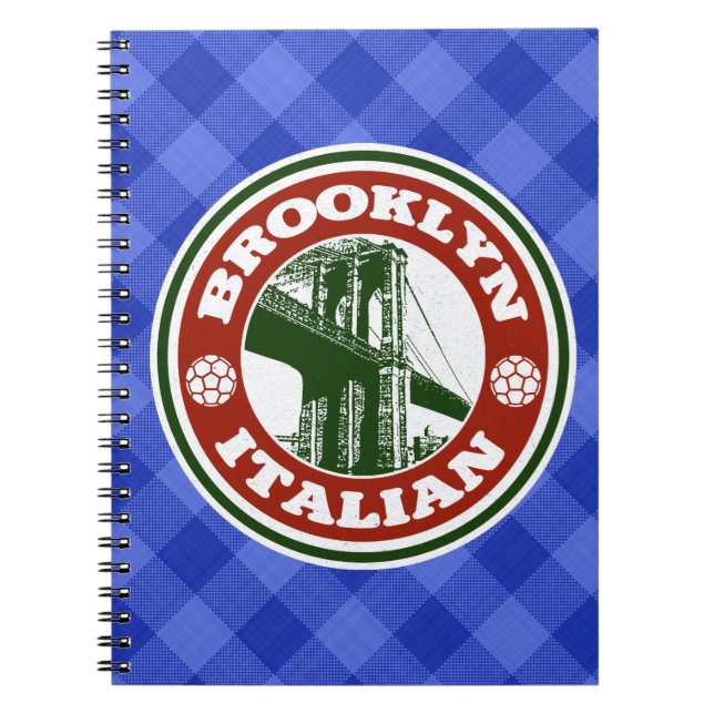Brooklyn Irish American Notepad Spiral Notebook (Front)
