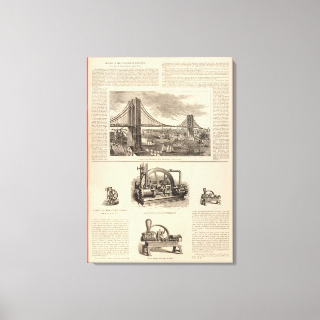 Brooklyn Life Insurance Company Canvas Print (Front)