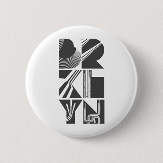 Brooklyn Lines 6 Cm Round Badge