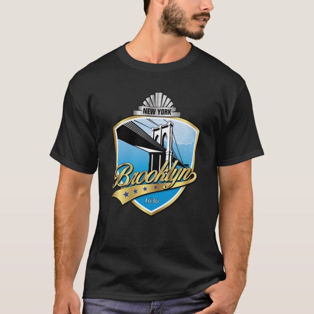 Brooklyn Logo Design T-Shirt (Front)