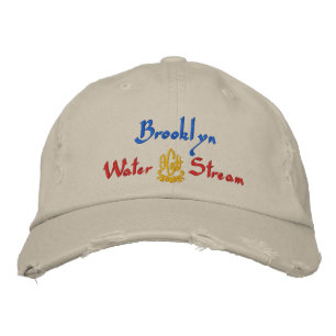 Brooklyn Name With English Meaning Stone Embroidered Hat