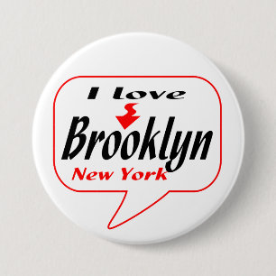 Brooklyn New York 7.5 Cm Round Badge