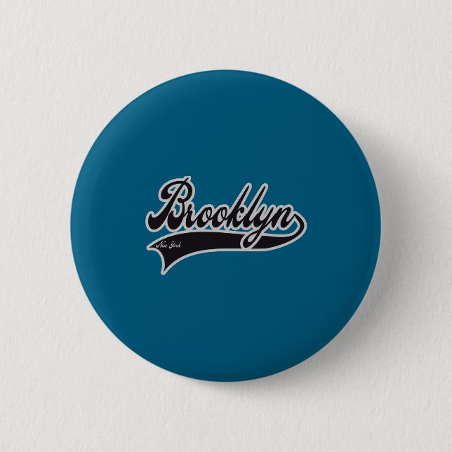 Brooklyn New York Baby  6 Cm Round Badge (Front)