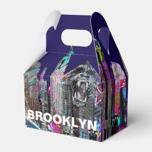 Brooklyn, New York in graffiti Favour Box