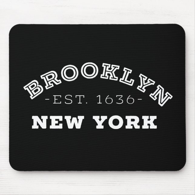 Brooklyn New York Mouse Pad (Front)