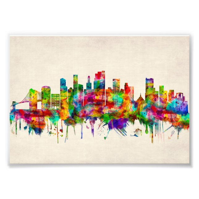 Brooklyn New York Skyline Photo Print (Front)