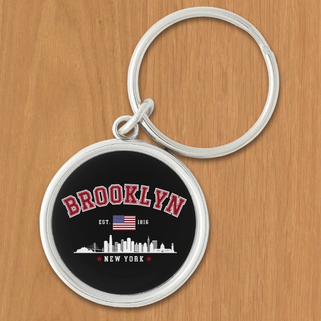 Brooklyn Ney York Est 1816 Key Ring (Creator Uploaded)