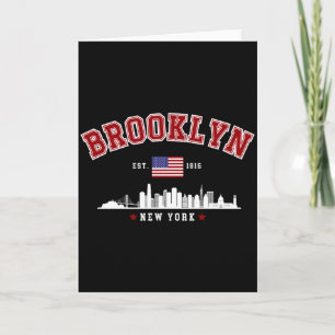 Brooklyn Ney York Est 1816 T Shirt Card
