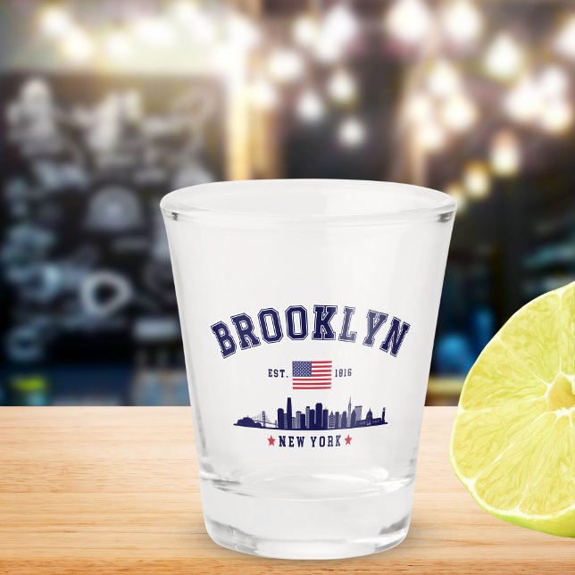 Brooklyn Ney York Vintage Shot Glass (Creator Uploaded)