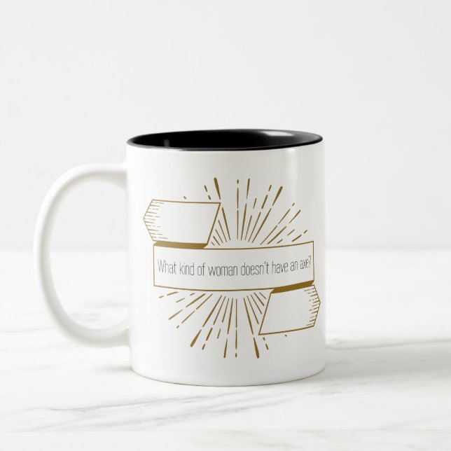 Brooklyn nine nine funny quote Two-Tone coffee mug (Left)