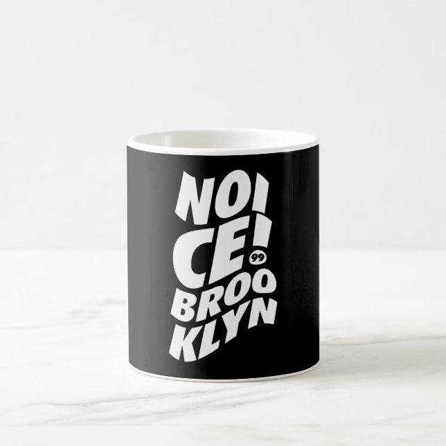 Brooklyn Noice 99 (White) Coffee Mug (Center)
