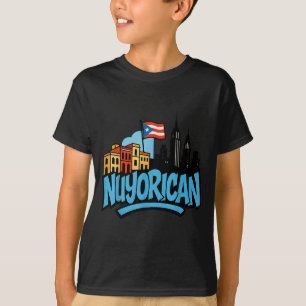 Brooklyn Nuyorican Puerto Rican Cultural Design T-Shirt