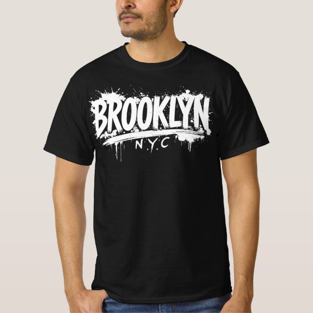 Brooklyn NYC Basic T-Shirt (Front)