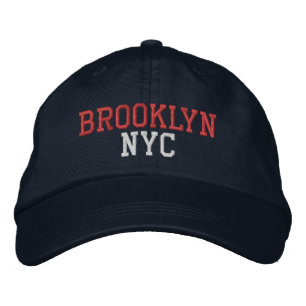 BROOKLYN NYC on Navy Embroidered Hat
