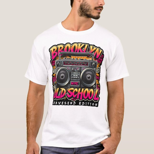 Brooklyn Old School Gravesend Edition  T-Shirt (Front)
