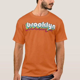 Brooklyn Retro Typography Design T-Shirt