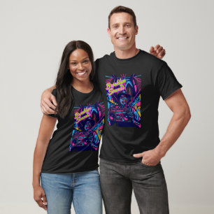 Brooklyn Sounds Boombox Bridge Art T-Shirt