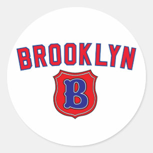 Brooklyn Throwback Classic Round Sticker