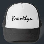 Brooklyn Trucker Hat<br><div class="desc">hat cool</div>