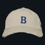 Brooklyn Vintage BBall Cap -Distressed Chino Twill<br><div class="desc">Go Brooklyn! This old-school vintage cap is what it's all about. Reminiscent of the old school Broooklyn team that you listened to on the radio and whose players you collected in Topps and Bowman baseball cards. (Distressed Chino Twill Embroidered Unisex Cap) Pop! It's a high fly ball! It could be....</div>