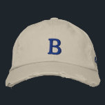 Brooklyn Vintage BBall Cap -Distressed Chino Twill<br><div class="desc">Go Brooklyn! This old-school vintage cap is what it's all about. Reminiscent of the old school Broooklyn team that you listened to on the radio and whose players you collected in Topps and Bowman baseball cards. (Distressed Chino Twill Embroidered Unisex Cap) Pop! It's a high fly ball! It could be....</div>