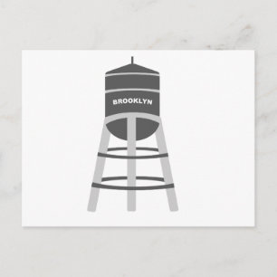 Brooklyn Water Tower Postcard
