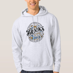 Brooks Alberta Canada Municipal Emblem Illustratio Hoodie