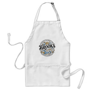 Brooks Alberta Canada Municipal Emblem Illustratio Standard Apron