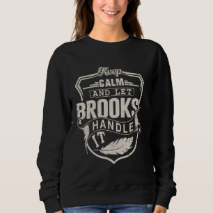 Brooks Last Name Shirt Brooks Name Birthday
