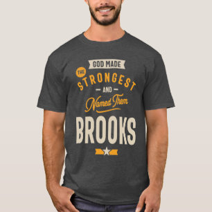 Brooks Personalised Name Birthday Gift T-Shirt