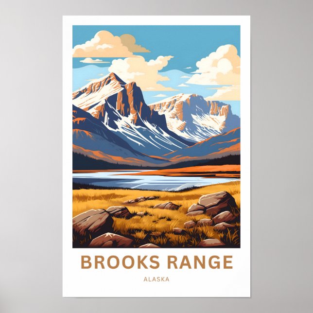 Brooks Range Alaska Travel Print (Front)