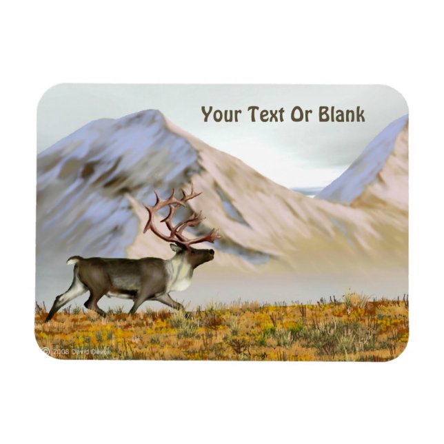 Brooks Range Caribou Magnet (Horizontal)