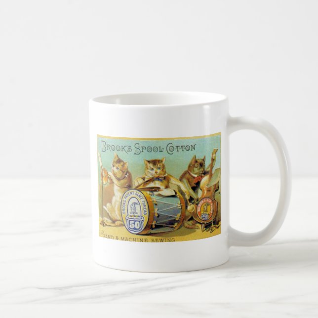 Brooks Spool Cotton Coffee Mug (Right)