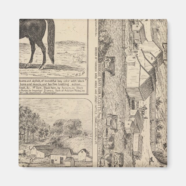 Brookside Dairy Farm Magnet (Front)