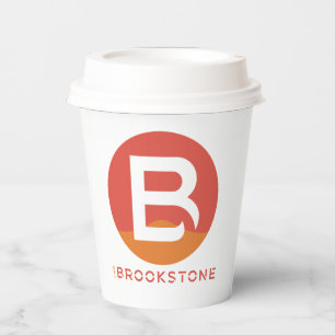 Brookstone B coffee cup mug