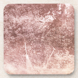 Broom and Spade, 1842 (b/w photo) Coaster