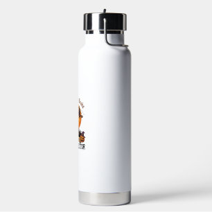 Broom Broke Bill Collector Halloween Haunted House Water Bottle