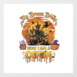 Broom Broke Cook Halloween Haunted House Cauldron