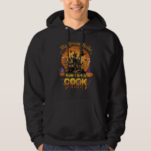 Broom Broke Cook Halloween Haunted House Cauldron Hoodie