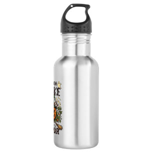 Broom Broke Farmar Halloween Pumpkin Witch Hat Gho 532 Ml Water Bottle