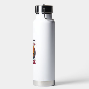 Broom Broke Nurse Halloween Witch Full Moon Bats_1 Water Bottle