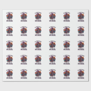 Broom Broke Nurse Halloween Witch Haunted House_1 Wrapping Paper